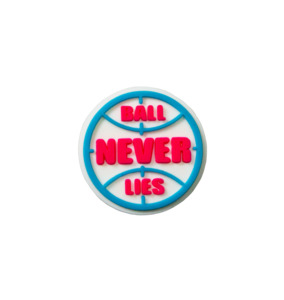 Shoe Accessories: Ball Never Lies Shoe Charm - Blue/Red