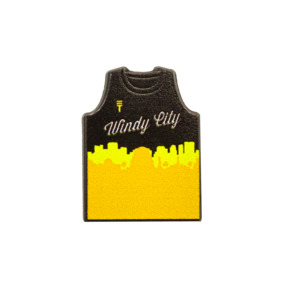 Shoe Accessories: Windy Wellys Singlet Shoe Charm - Yellow