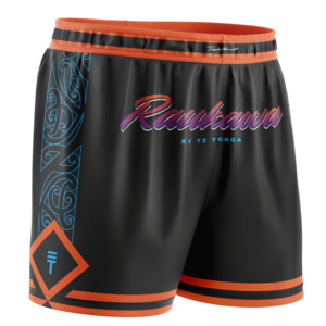 Raukawa Winter Pre: Pre Buy - Raukawa Off Court Diamond Short - Black