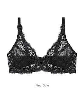 Non Padded Bras: AMOURETTE WIRED LACY BRA