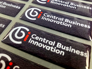 Products: Vinyl Labels with Resin Domes