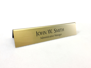 Folded Laminated Acrylic Sign
