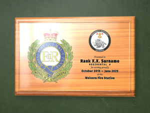 Acrylic Plaque on Rimu