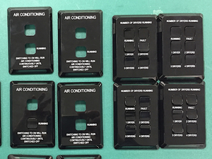 Engraving, or UV Printing, of Switch Covers