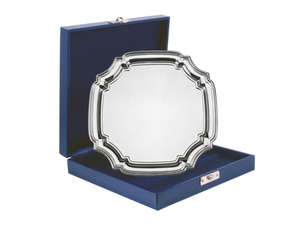 Chippendale Silver Tray – Square