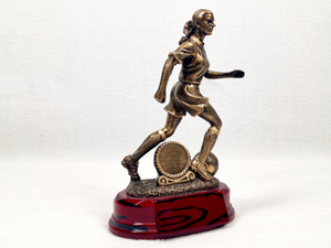 Football – Trophy Specialists & Engraving: Football Running Female Trophy