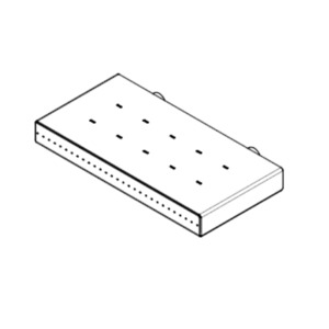 Products: DUO: TD-3205 - Upper s/s baffle plate Tropicair