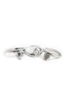 Creeps and violets - heart keepsake ring, sterling silver - trouble &amp. Fox + &hellip;