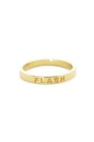 Flash - flash engraved stacker, gold - trouble &amp. Fox + sidecar mens &amp. Wo&hellip;