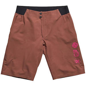 Bike Shorts: FLOWLINE SUPERLYTE SHORT MONO CHOCOLATE