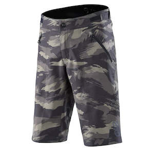 Bike Shorts: SKYLINE SHORT SHELL BRUSHED CAMO MILITARY