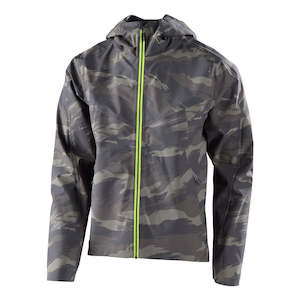 Moto Jackets: DESCENT JACKET BRUSHED CAMO ARMY