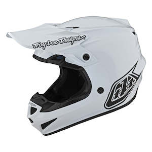 Moto Helmets Se4 Polyacrylite: SE4 POLYACRYLITE HELMET MONO WHITE