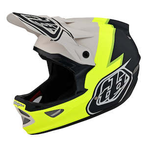 Bike Helmets D3 Helmets: D3 AS FIBERLITE HELMET VOLT FLO YELLOW