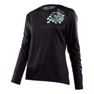 Bike Women: WOMENS LILIUM LS JERSEY MICAYLA GATTO BLACK
