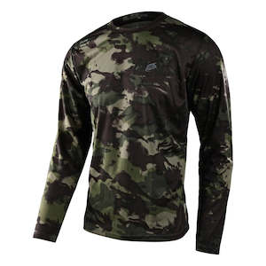 FLOWLINE LS JERSEY COVERT ARMY GREEN