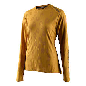 WOMENS LILIUM LS JERSEY JACQUARD HONEY