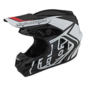 Gp Helmets: GP HELMET OVERLOAD BLACK / WHITE