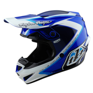 Moto Helmets: GP HELMET SHUTTER BLUE