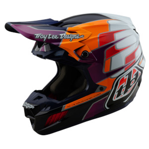 Moto Helmets: SE5 ECE CARBON HELMET SPEED NAVY
