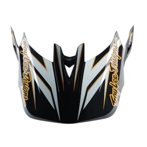 Bike Helmet Parts: D4 VISOR GHOSTWING WHITE