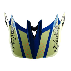 Bike Helmet Parts: D4 VISOR DRIP YELLOW