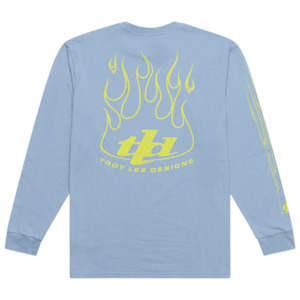 Sportswear Mens Sportswear: LONG SLEEVE TEE TORCHED SMOKE BLUE