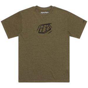 Sportswear Mens Sportswear: SHORT SLEEVE TEE BADGE OLIVE HEATHER