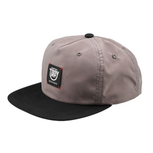 UNSTRUCTURED SNAPBACK SMILEY GRAVEL / CARBON