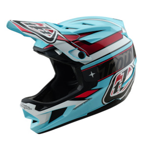 D4 Helmets: D4 AS POLYACRYLITE HELMET LINEAR BLUE