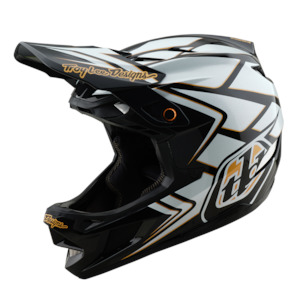 D4 Helmets: D4 AS COMPOSITE HELMET GHOSTWING WHITE