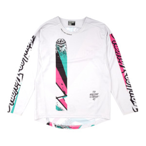 YOUTH SPRINT JERSEY FULL PULL CHALK