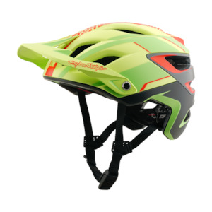 Bike Helmets: A3 AS HELMET LINES GLO YELLOW