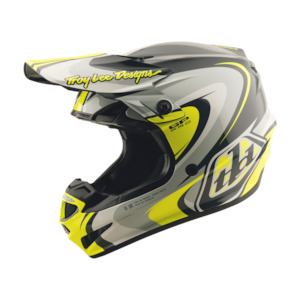 GP PRO HELMET CROSSOVER GRAY / FLO YELLOW