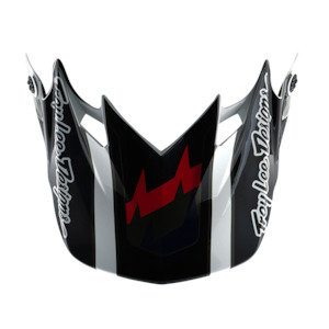 Moto Helmet Parts: GP PRO VISOR TROOPER WHITE