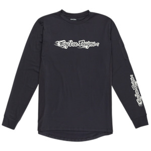 RUCKUS LONG SLEEVE RIDE TEE BURN OUT CARBON
