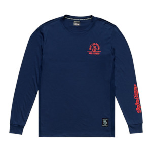 SKYLINE LONG SLEEVE RIDE TEE LOCALS MIDNIGHT