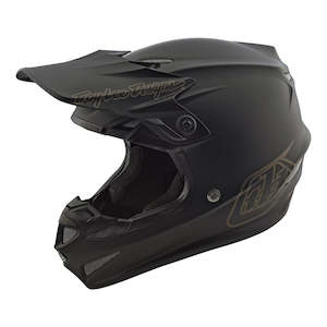 Youth Mx Helmets: SE4 POLYACRYLITE MIDNIGHT BLACK | YOUTH