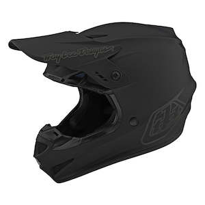 Youth Mx Helmets: GP HELMET MONO BLACK | YOUTH