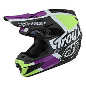 Se5 Helmets: SE5 ECE COMPOSITE HELMET QUATTRO WHITE / GLO GREEN