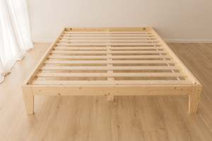 Affordable Wooden Bed Frame: Queen Bed Frame