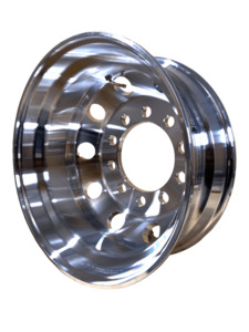 Alloy Wheels: 17.5 x 6 / 225PCD 10 holes 26mm Machined Finished