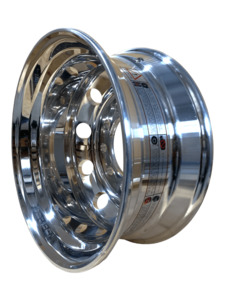 Alloy Wheels: 17.5 x 6.75 / 225PCD 10 holes 26mm Inside Polished