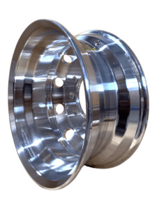 Alloy Wheels: 17.5 x 6.75 / 225PCD 10 holes 26mm Machined Finished