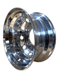 Alloy Wheels: 17.5 x 6.75 / 225PCD 6 holes 26mm Both Sides Polished