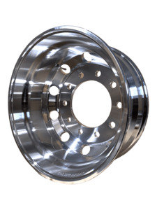 Alloy Wheels: 19.5 x 7.5 / 285PCD 10 holes 26mm Machined Finished