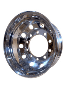 Alloy Wheels: 22.5 x 8.25 / 335PCD 10 holes 32mm Both Sides Polished