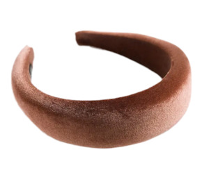 Hair: Velvet Headband Coffee