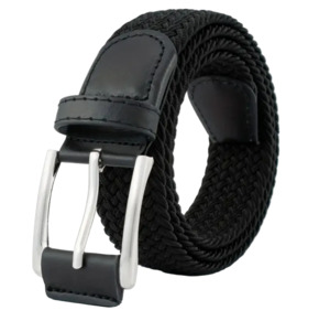 Unisex Stretch Mesh Belt With Black Trim 115cm