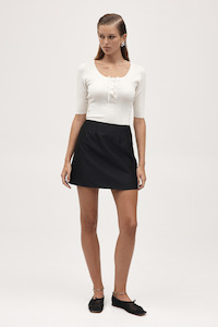 Women's Skirts: Marle Black Palmer Skirt